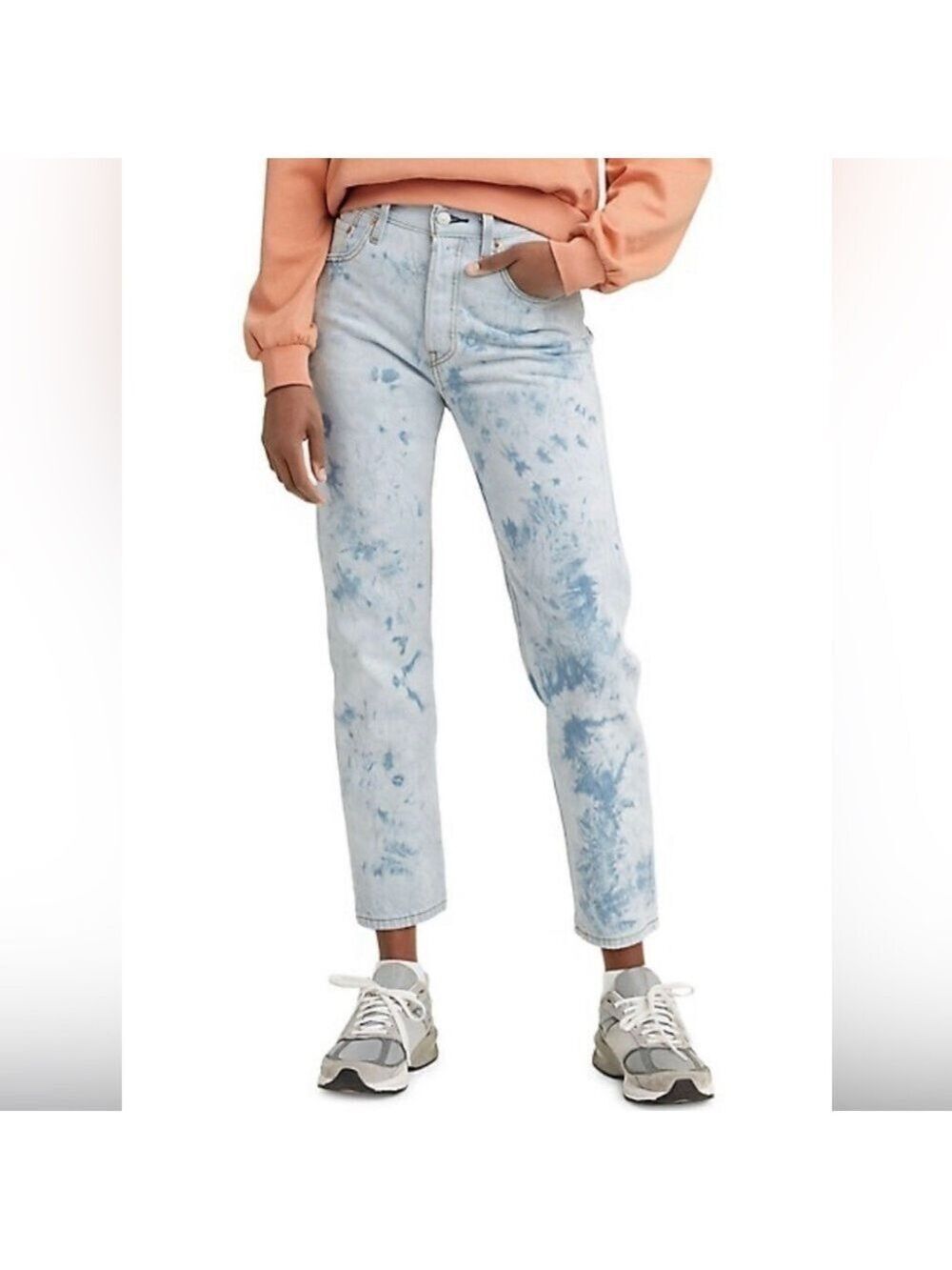 Levi’s 501 High Rise Straight Leg Crop 24 x 26